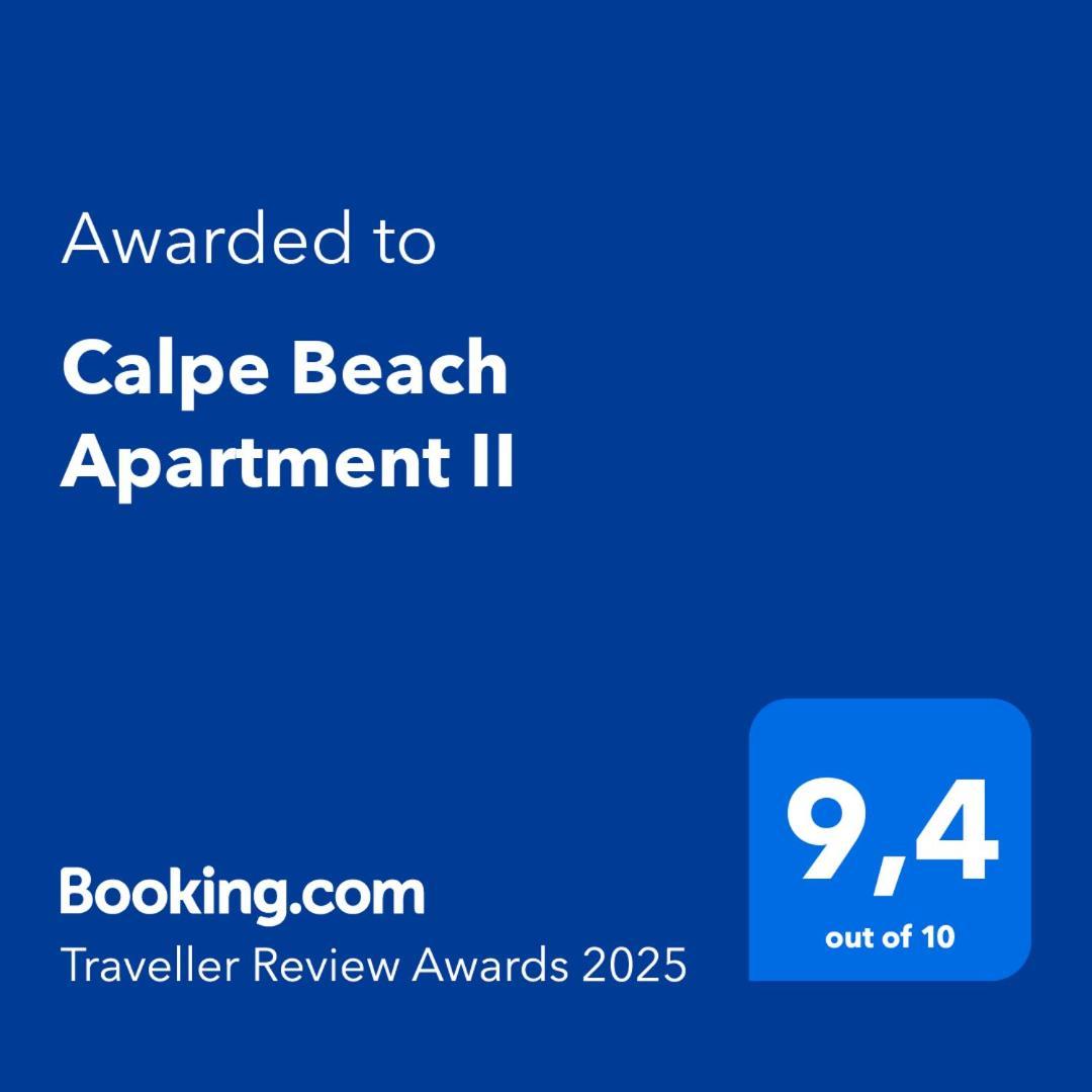 Calpe Beach Apartment II Turquesa Beach Ifach エクステリア 写真